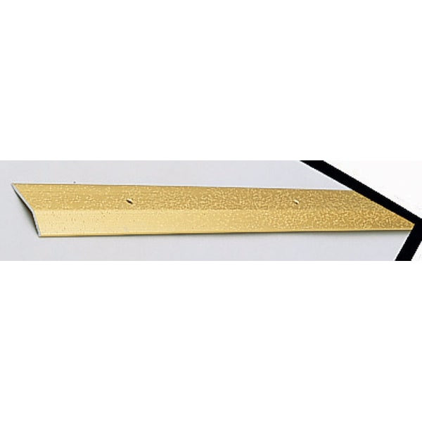 M-D Building Products 0.3 in. H X 1.38 in. W X 36 in. L Prefinished Satin Brass Aluminum Carpet Trim 79079 - main